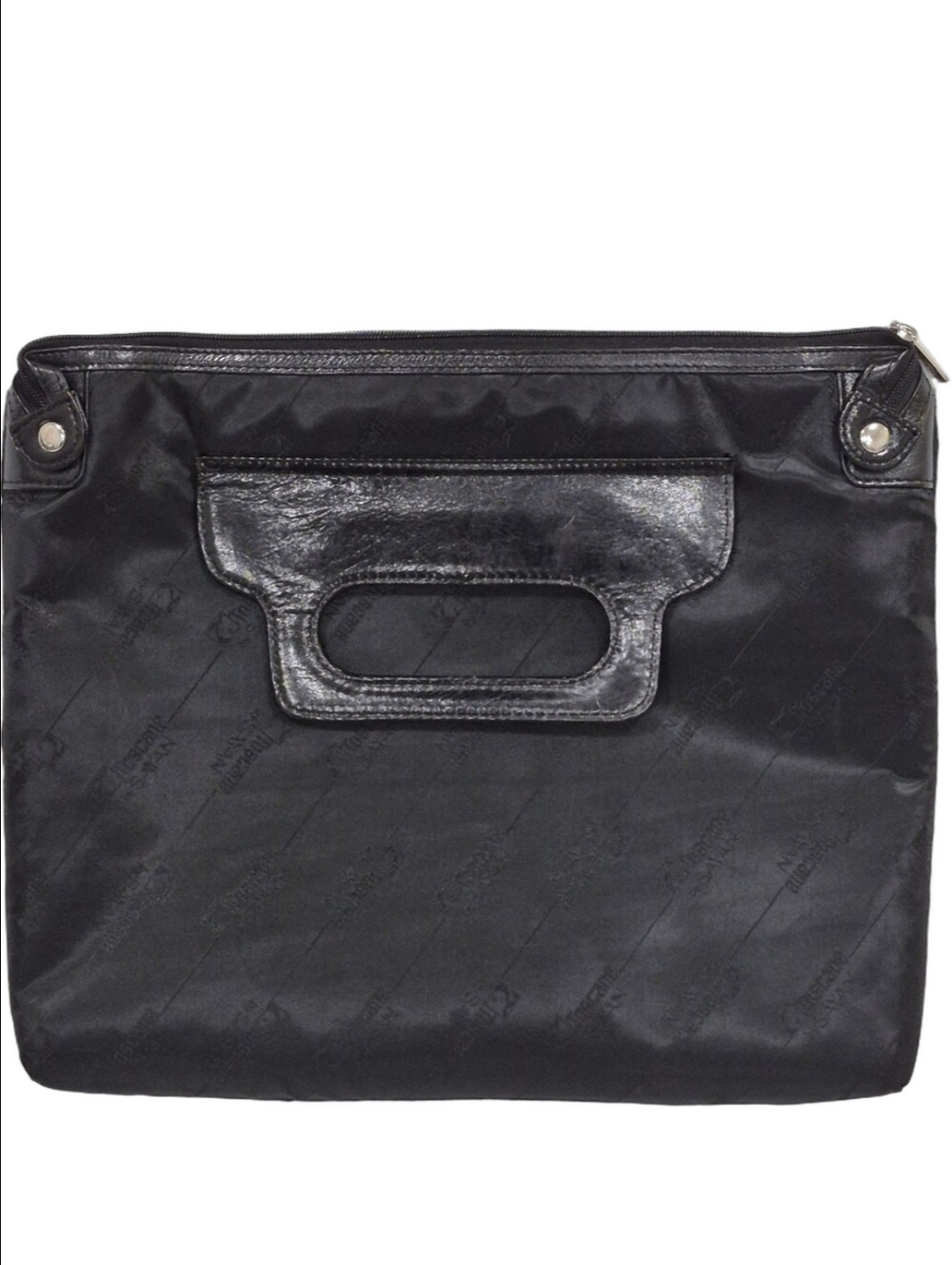 Vintage Toscane by SAYAN Black Computer Bag Portfolio Case – Rare Italian Style